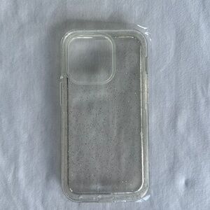 clear glitter i phone 14 pro case